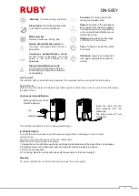 Предварительный просмотр 12 страницы Ruby DN 50 EY Manual