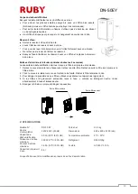 Предварительный просмотр 20 страницы Ruby DN 50 EY Manual