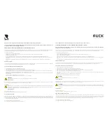 Предварительный просмотр 2 страницы Ruck 30145 Instruction Manual