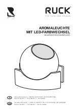 Предварительный просмотр 1 страницы Ruck Aroma Lamp Operating Instructions Manual