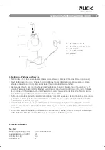 Предварительный просмотр 5 страницы Ruck Aroma Lamp Operating Instructions Manual