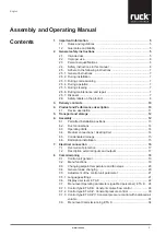 Preview for 3 page of Ruck ETA K 1200 F O Assembly And Operating Manual