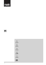 Preview for 6 page of Ruck ETA K 1200 F O Assembly And Operating Manual