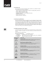 Preview for 6 page of Ruck ETA K 1200 V W Assembly And Operating Manual