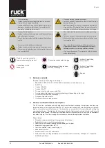 Preview for 10 page of Ruck ETA K 1200 V W Assembly And Operating Manual