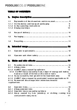 Предварительный просмотр 4 страницы Ruck Podolog Eco Operating Instructions Manual