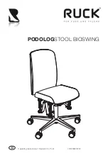 Ruck PODOLOGSTOOL BIOSWING Operating Instructions Manual предпросмотр