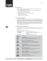 Preview for 6 page of Ruck RLI 1200 EC Assembly And Operating Manual