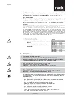 Preview for 15 page of Ruck RLI 1200 EC Assembly And Operating Manual