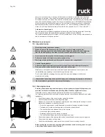 Preview for 23 page of Ruck RLI 1200 EC Assembly And Operating Manual