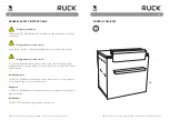 Предварительный просмотр 4 страницы Ruck ROOM DESK Instructions For Use Manual