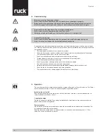 Предварительный просмотр 12 страницы Ruck SL 12040 E1 10 10 Assembly And Operating Manual