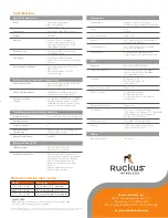 Preview for 5 page of Ruckus Wireless 2825 Specifications