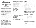 Preview for 1 page of Ruckus Wireless C110 Quick Setup Manual