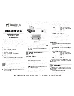 Ruckus Wireless MediaFlex 7811 Quick Setup Manual preview