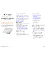 Предварительный просмотр 1 страницы Ruckus Wireless ZoneFlex 7321-U Quick Setup Manual