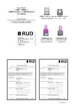 Preview for 1 page of RUD PowerPoint WPP Series Translation Of The Original Instructions