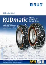 Предварительный просмотр 1 страницы RUD RUDmatic Classic V Fitting Instruction