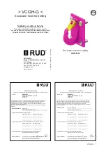 Preview for 1 page of RUD VCGH-G Safety Instruction