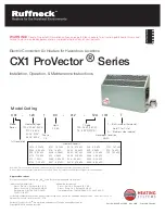 Предварительный просмотр 1 страницы Ruffneck CX1 ProVector Series Installation, Operation & Maintenance Instructions Manual