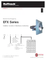 Ruffneck EFX Series Installation, Operation & Maintenance Instructions Manual preview