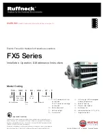 Предварительный просмотр 1 страницы Ruffneck FX5 Series Installation, Operation & Maintenance Instructions Manual