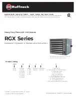 Ruffneck RGX Series Installation, Operation & Maintenance Instructions Manual предпросмотр