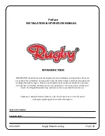 Rugby SR-Series Installation & Operation Manual preview