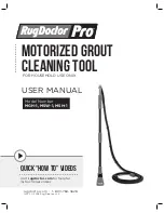 RugDoctor Pro MGH-1 User Manual preview