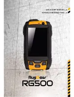 RugGear RG500 Quick Start Manual предпросмотр