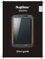 Предварительный просмотр 1 страницы RugGear RG910 Short Manual