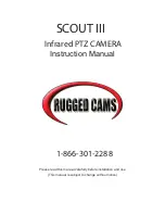 Предварительный просмотр 1 страницы Rugged CCTV SCOUT III Instruction Manual