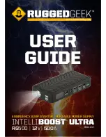 Preview for 1 page of RUGGED GEEK INTELLIBOOST ULTRA RG500 User Manual