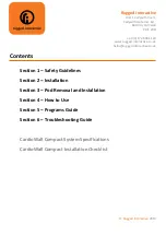 Preview for 2 page of Rugged Interactive CardioWall Compact Installation And Instruction Manual