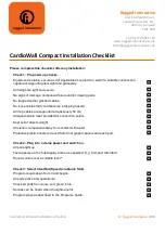 Preview for 23 page of Rugged Interactive CardioWall Compact Installation And Instruction Manual