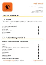 Preview for 10 page of Rugged Interactive CardioWall Outdoor Portrait Order And Installation Manual