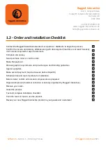 Preview for 4 page of Rugged Interactive SelfieCam Order And Installation Manual