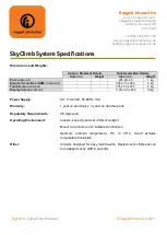 Preview for 26 page of Rugged Interactive SkyClimb Order And Installation Manual