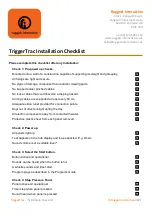 Preview for 28 page of Rugged Interactive TriggerTrac Order And Installation Manual