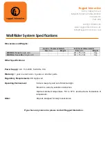 Preview for 23 page of Rugged Interactive WallRider Order And Installation Manual