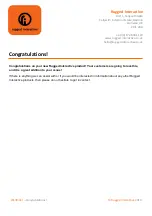 Preview for 29 page of Rugged Interactive WallRider Order And Installation Manual