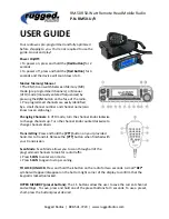 Preview for 1 page of Rugged Radios RM-50R User Manual