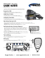 Rugged Radios RM25R User Manual preview