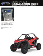 Предварительный просмотр 2 страницы Rugged Radios RZR PRO XP Mount Installation Manual