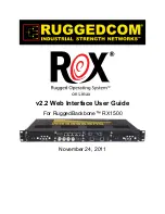 RuggedCom RuggedBackbone RX1500 User Manual предпросмотр