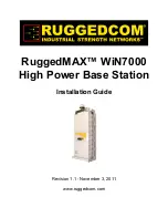 RuggedCom RUGGEDMAX WIN7000 Installation Manual preview