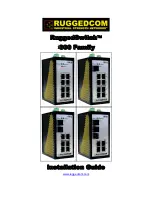 Preview for 1 page of RuggedCom RuggedSwitch i800 Installation Manual