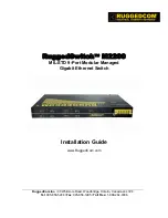 RuggedCom RuggedSwitch M2200 Installation Manual предпросмотр