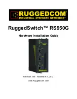 RuggedCom RuggedSwitch RS950G Hardware Installation Manual preview