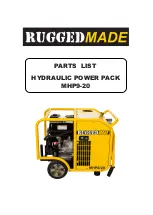 Preview for 13 page of RuggedMade MHP13-20 Owner'S Manual & Parts List